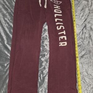 Vintage Hollister Mens Maroon Sweatpants